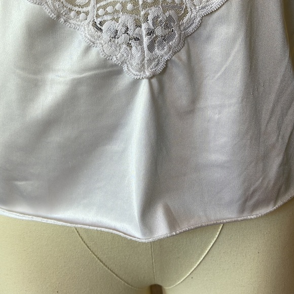 VANITY FAIR CAMI Sz36 LACE VINTAGE - Picture 4 of 9
